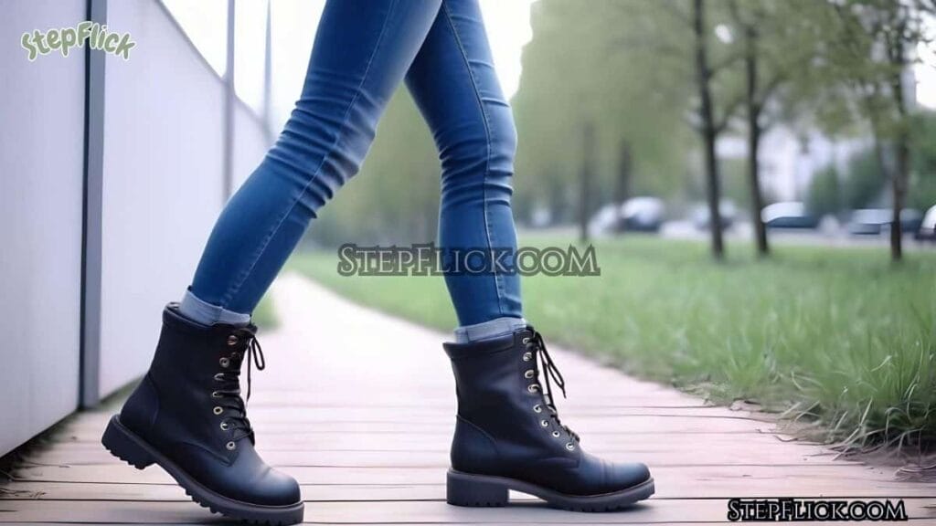 How to Wear Combat Boots With Skinny Jeans?